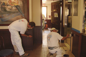 Ed Warmoth - Ghirardelli Remodel Project - Painting Finishes